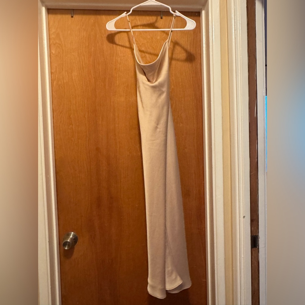 Show Me Your MuMu Strapless Cream Dress